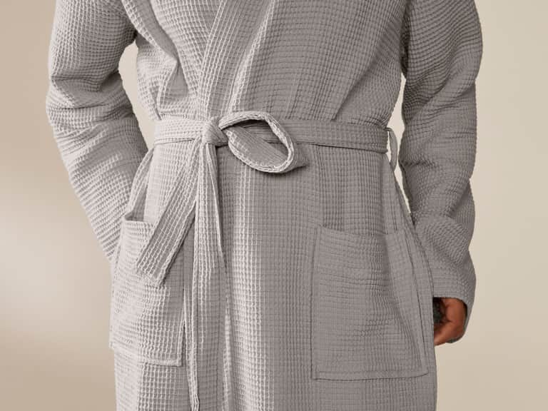 Unisex Organic Waffle Robe image