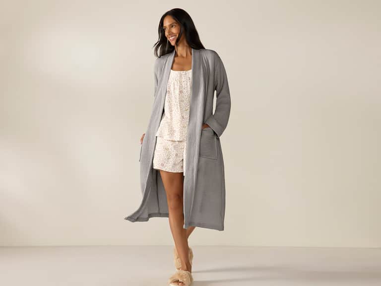 Unisex Organic Waffle Robe image