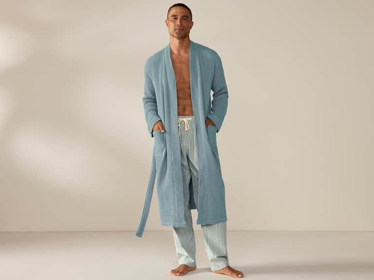 Unisex Organic Waffle Robe image