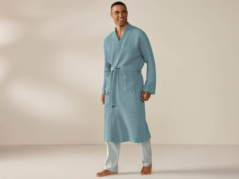Unisex Organic Waffle Robe image