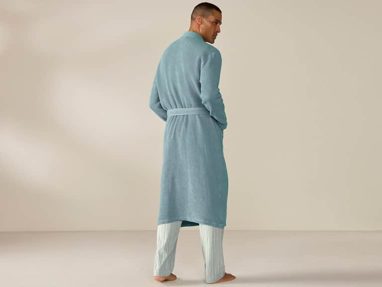 Unisex Organic Waffle Robe image