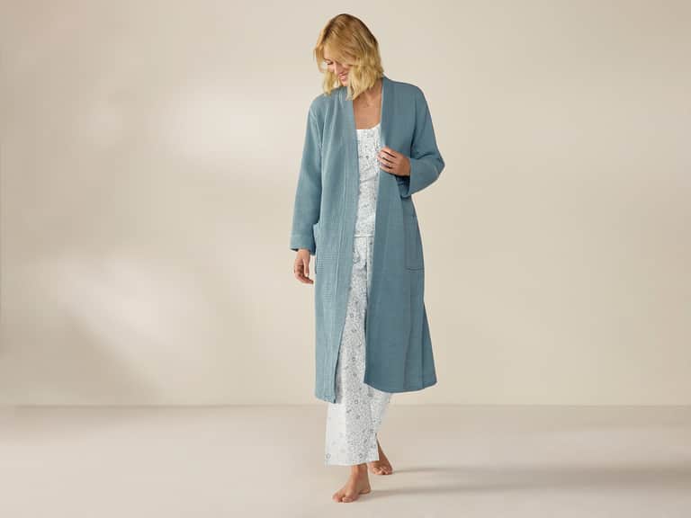 Unisex Organic Waffle Robe image