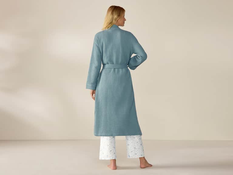 Unisex Organic Waffle Robe image
