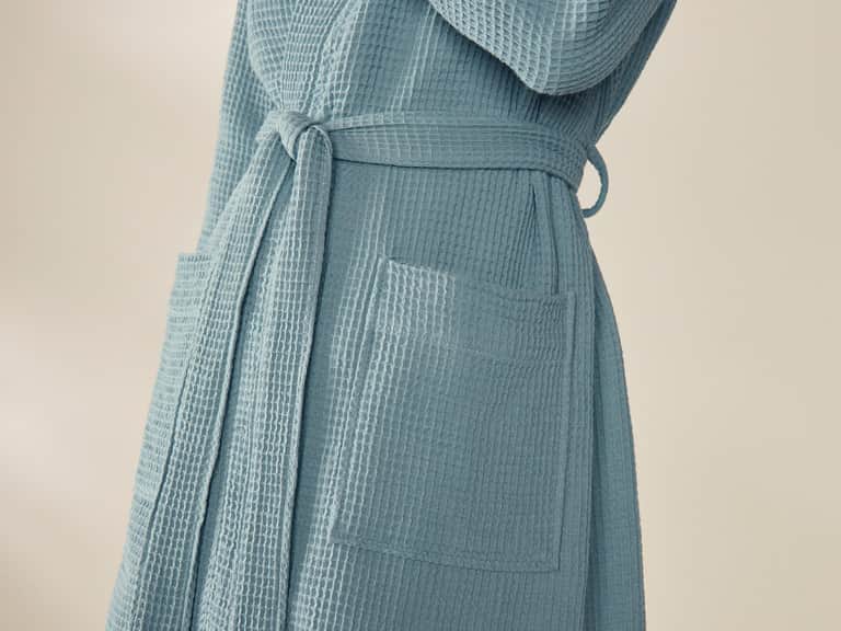 Unisex Organic Waffle Robe image
