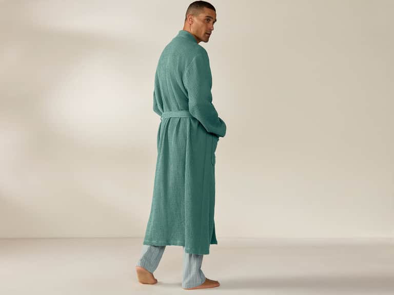 Unisex Organic Waffle Robe image