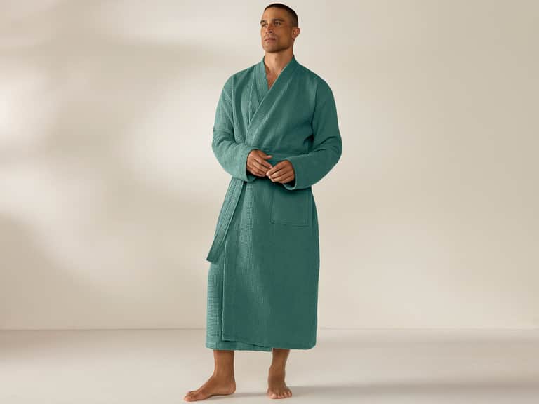 Unisex Organic Waffle Robe image