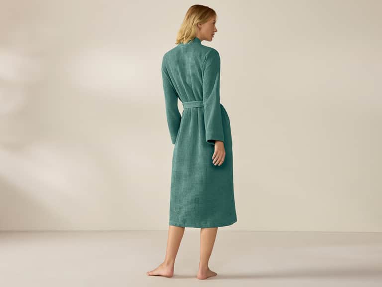 Unisex Organic Waffle Robe image