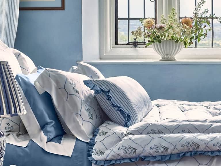 Forget Me Not Silk Duvet Cover image