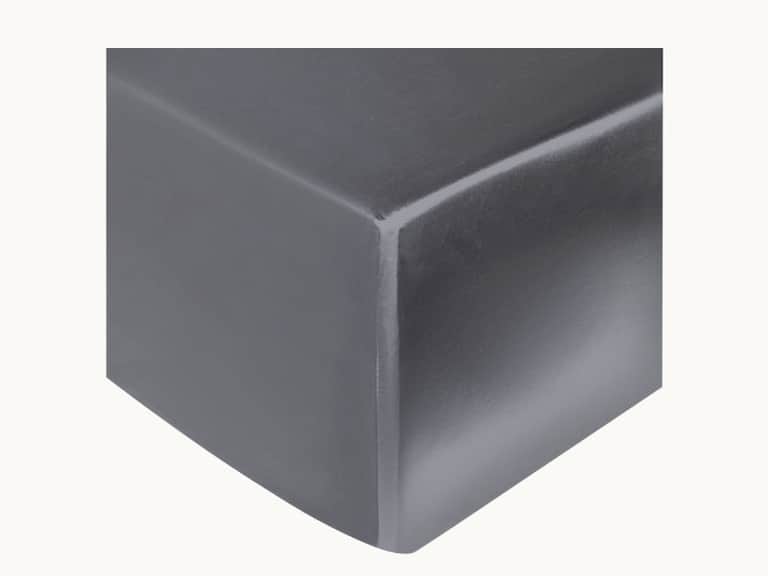 Charcoal Silk Fitted Sheet image