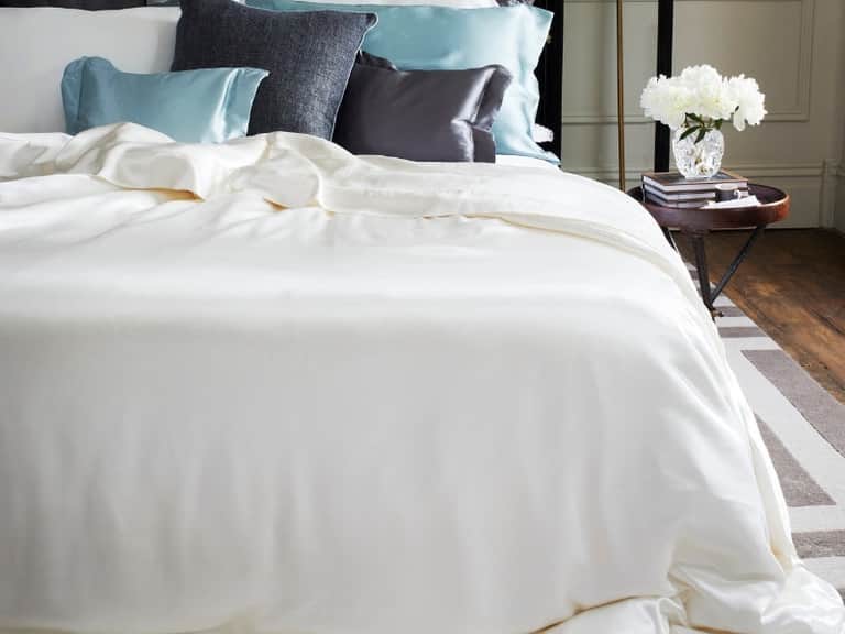 Ivory Silk Flat Sheet image