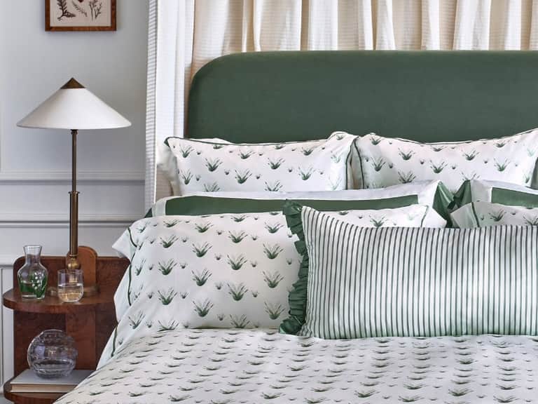 Lily Of The Valley Silk Duvet Cover image