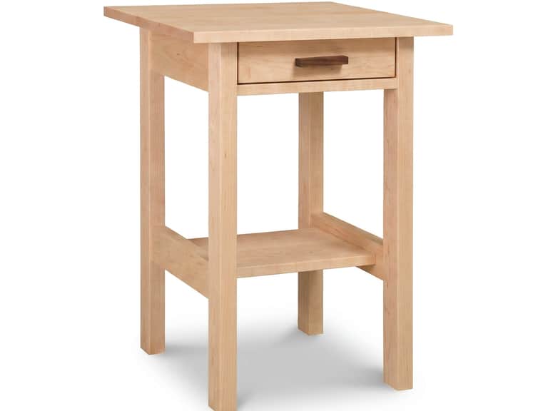 Modern Craftsman 1-Drawer Open Shelf Nightstand image