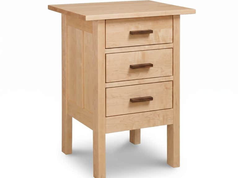 Modern Craftsman 3-Drawer Nightstand image