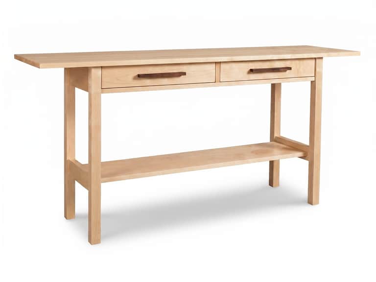 Modern Craftsman 2-Drawer Console Table image