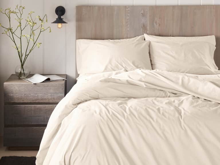 Refined Organic Percale Flat Sheet image