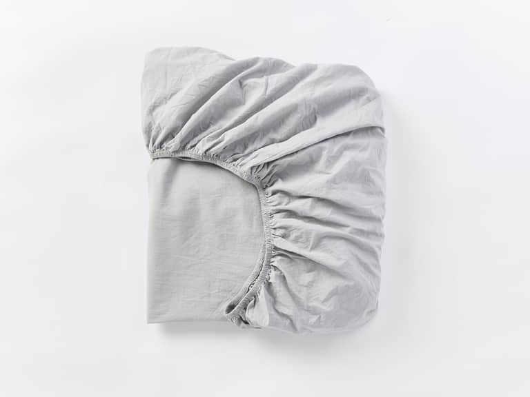 Organic Crinkled Percale&trade; Fitted Sheet image