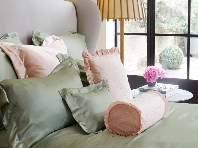 Sage Silk Fitted Sheet image