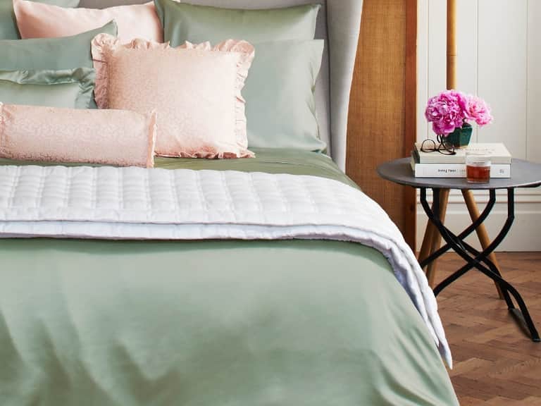 Sage Silk Fitted Sheet image