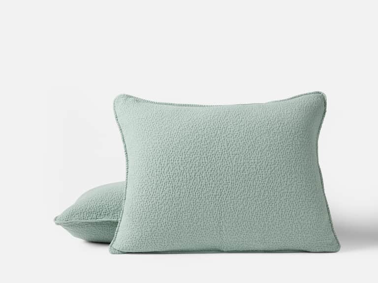 Cascade Organic Matelasse Sham image