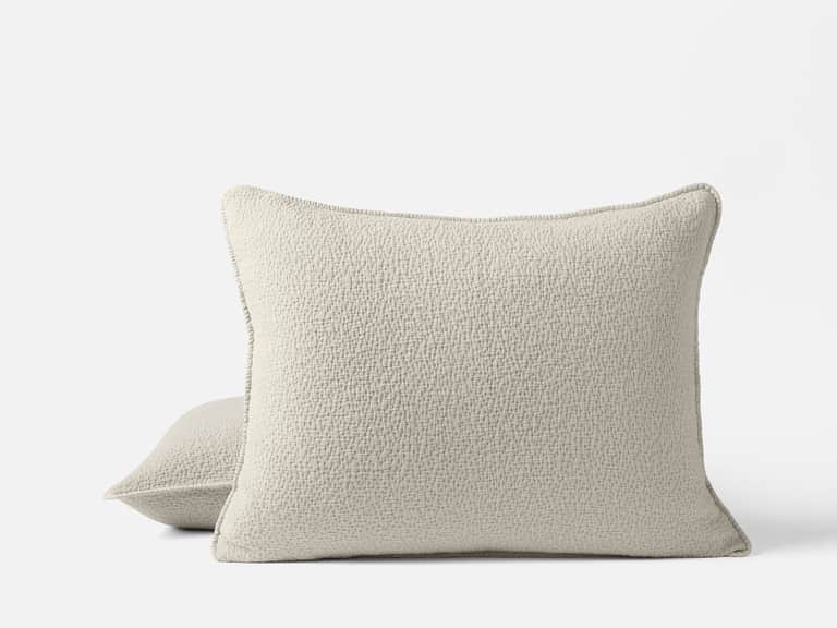 Cascade Organic Matelasse Sham image