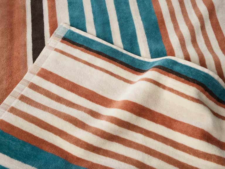 Dawn Stripe Organic Beach Towel image