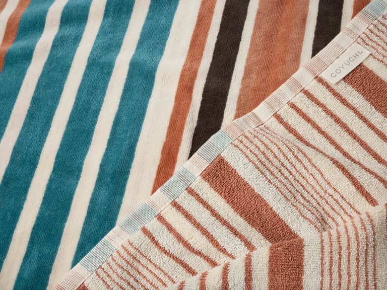 Dawn Stripe Organic Beach Towel image