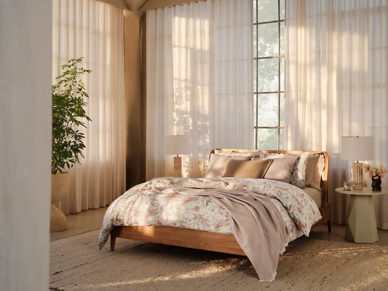 Sea Bloom Print Duvet Cover image
