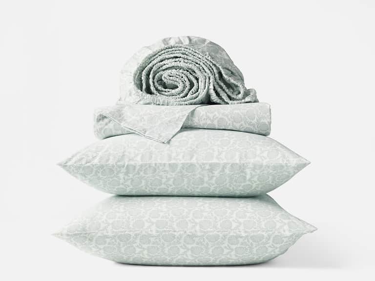Organic Print Percale Sheet Set image