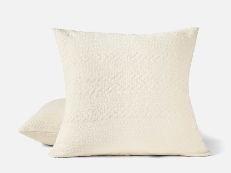 Angeles Organic Matelasse Sham image