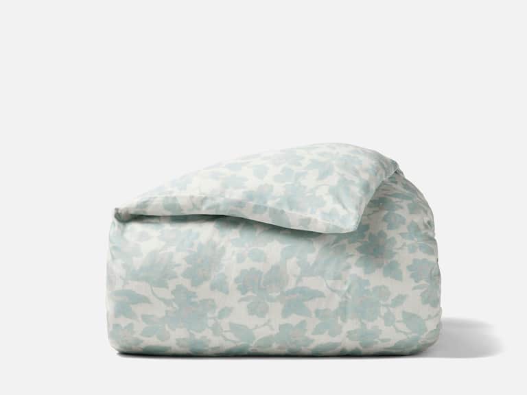 Camellia Organic Print Duvet Cover image
