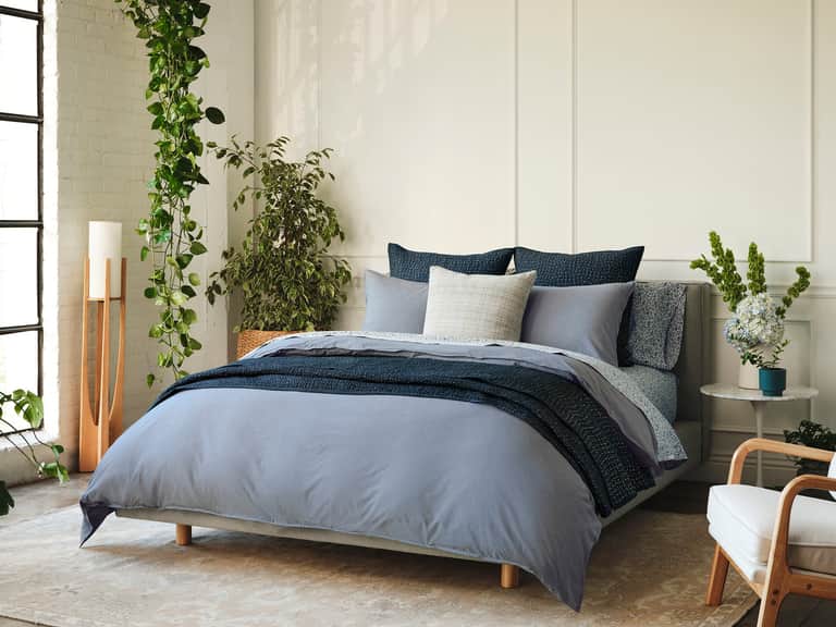 Organic Crinkled Percale&trade; Duvet Cover image