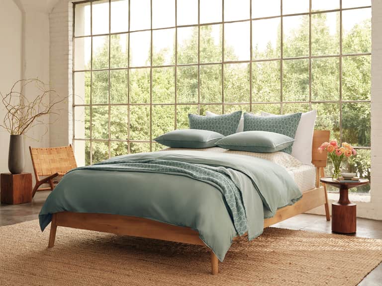 Organic Crinkled Percale&trade; Sheet Set image