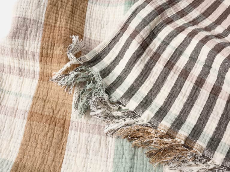 Loma Organic Matelasse Throw image