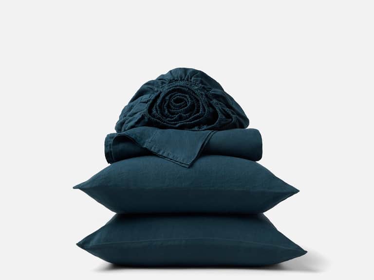 Organic Relaxed Linen Sheet Set image