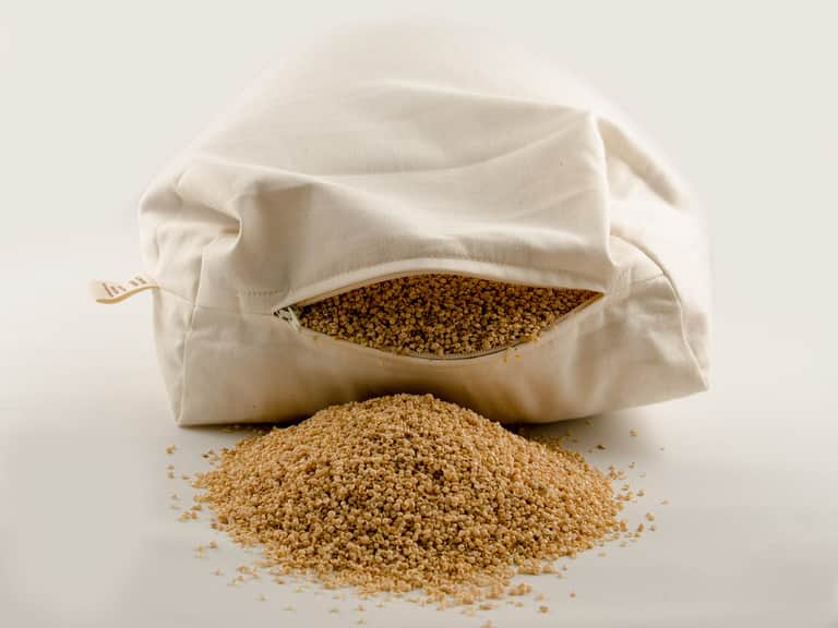 Shambho Pillow: Natural Wool & Buckwheat image