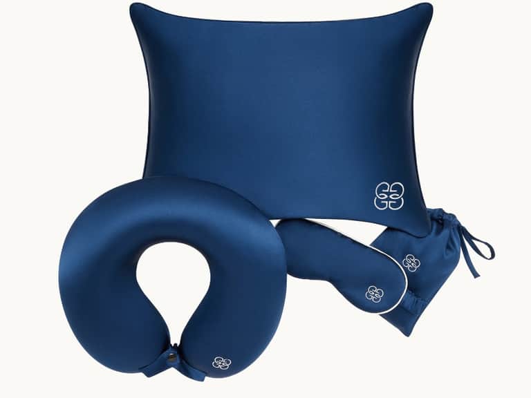 Silk Laundry Bag - Navy image