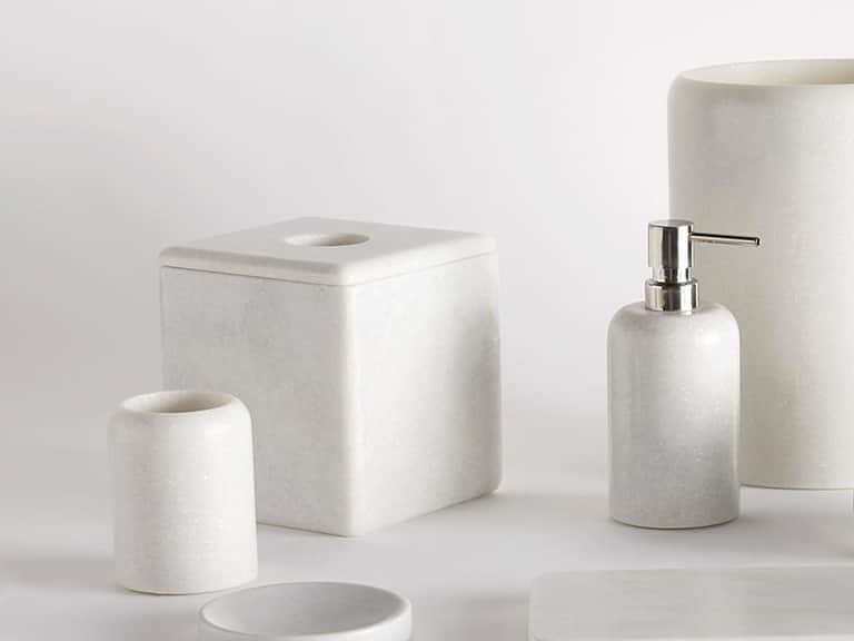 Velina Marble Tissue Holder image