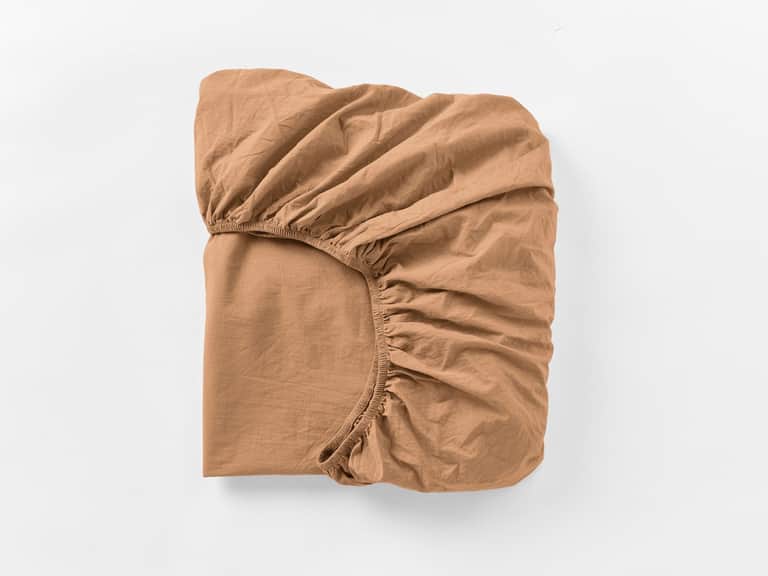 Organic Crinkled Percale&trade; Fitted Sheet image