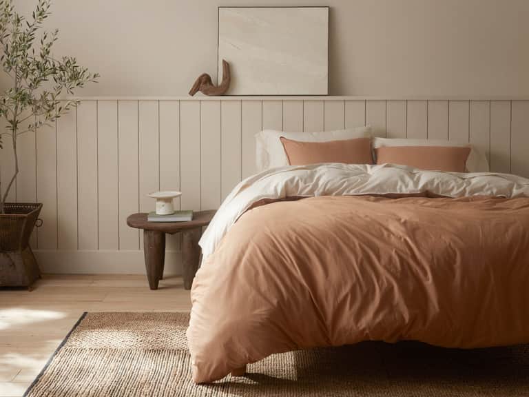Organic Crinkled Percale&trade; Fitted Sheet image