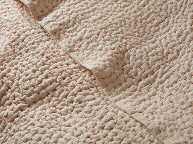 Pebbled Handstitched Organic Quilt image