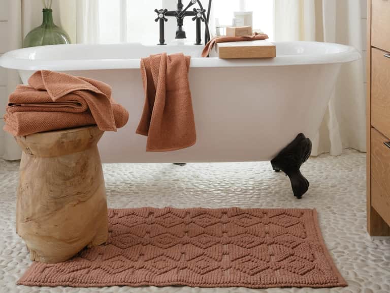 Mosaic Canyon Organic Bath Rug image