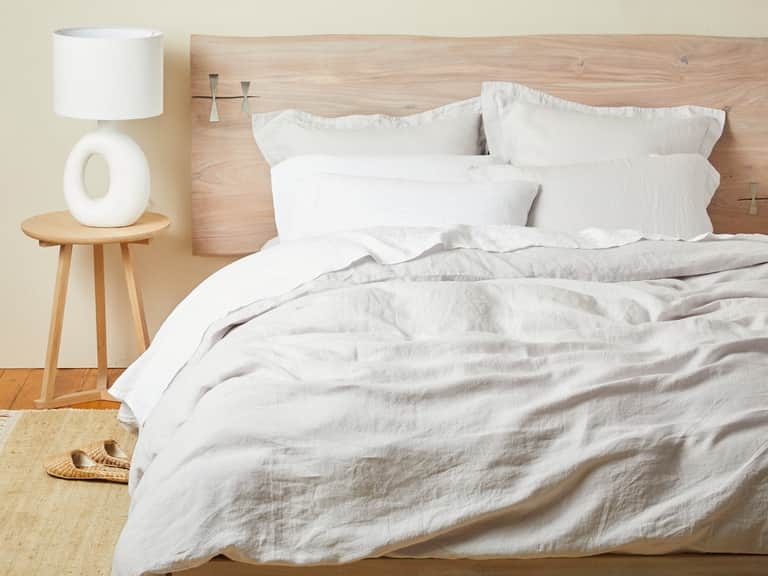 Organic Relaxed Linen Duvet Cover image