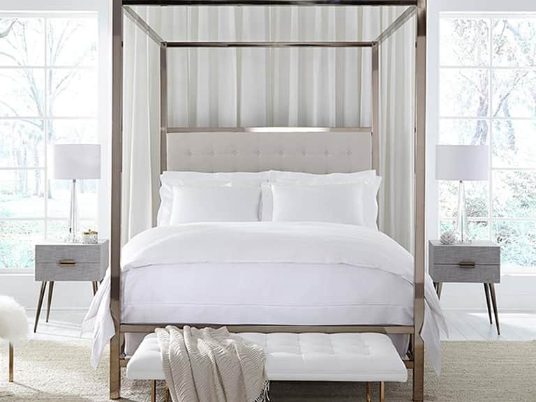 SFERRA Giza 45 Sateen Fitted Sheet image