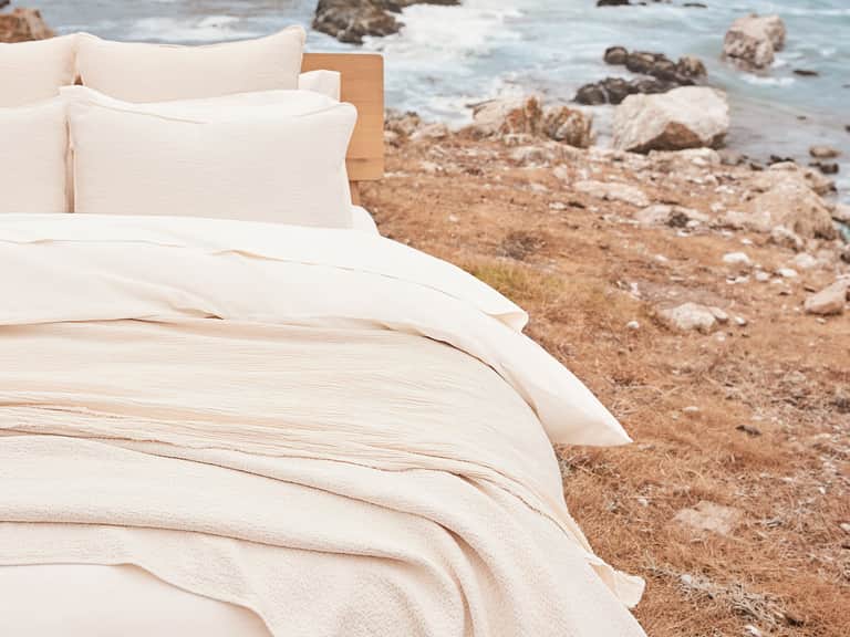 Cascade Organic Matelasse Coverlet image