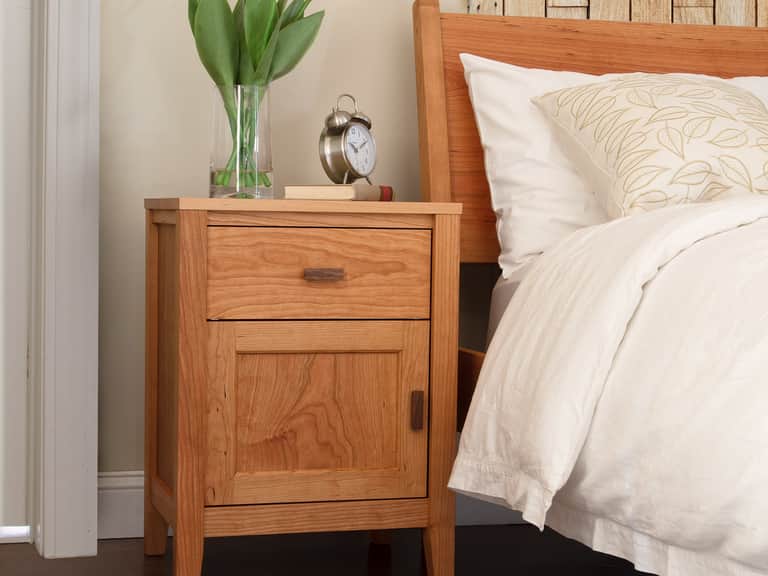 Andover Modern 1-Drawer Nightstand with Door image