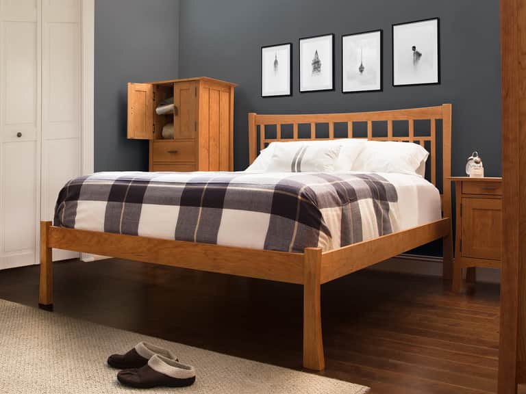 Contemporary Craftsman Low Footboard Bed image