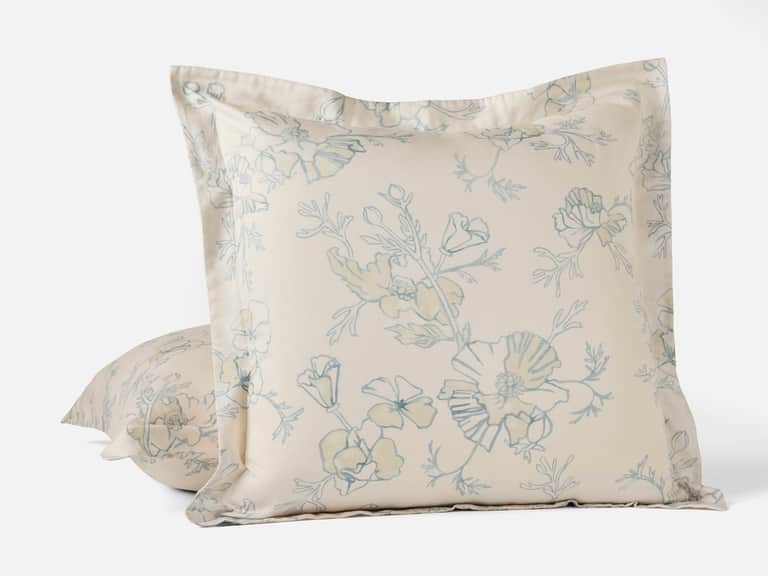 Romneya Organic Print Sham image