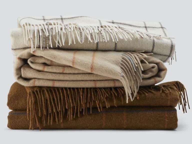 Pinstripe Plaid Throw image