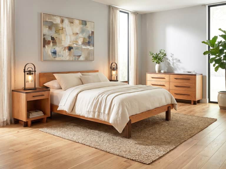 Modern American Platform Bed image