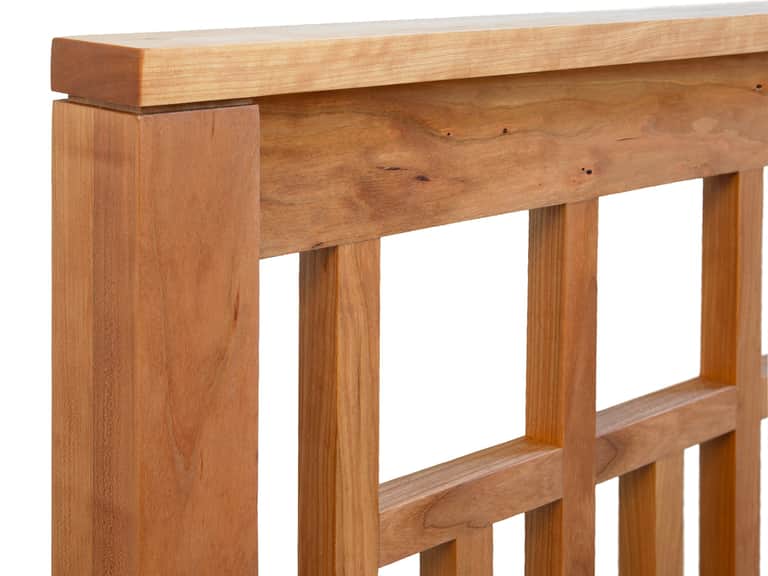 Modern American Trellis Low Footboard Bed image